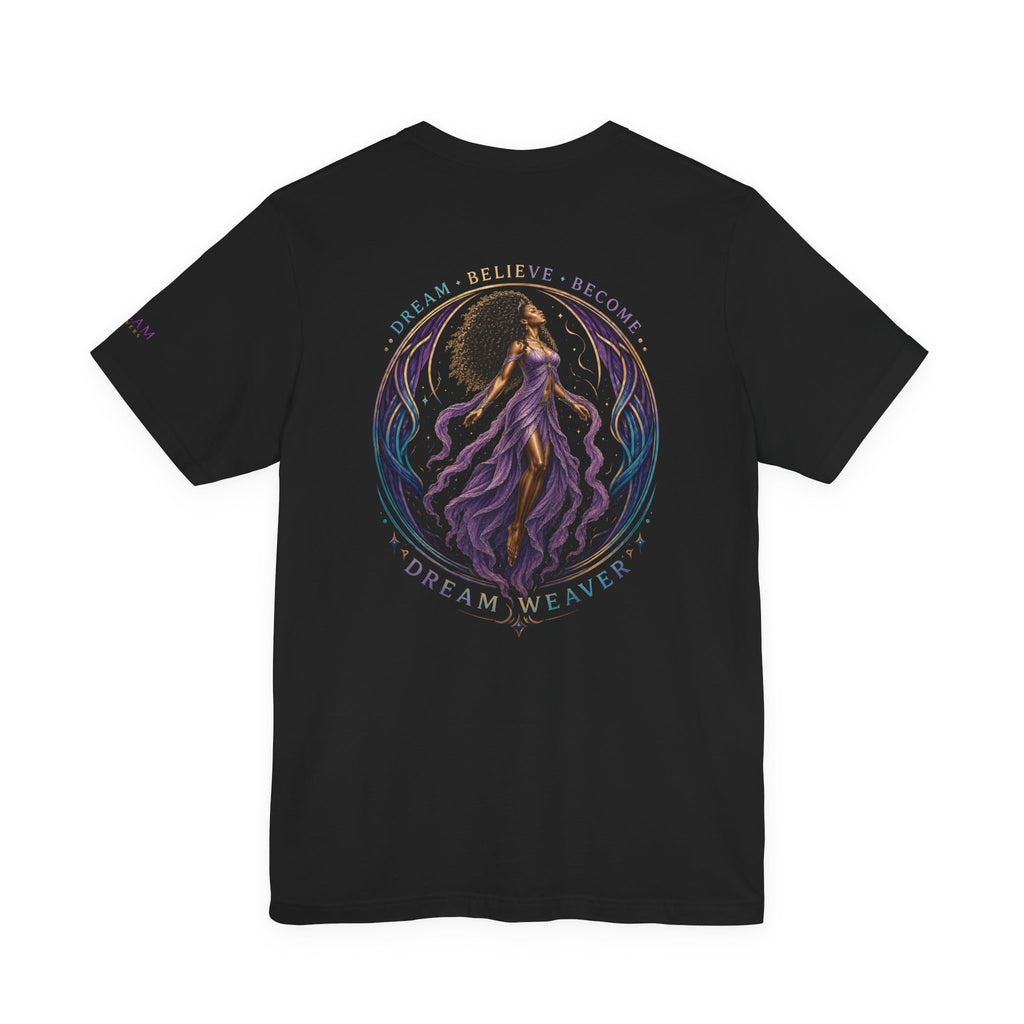 Dream Weavers Tee — Mythic Purple Goddess Graphic T‑Shirt