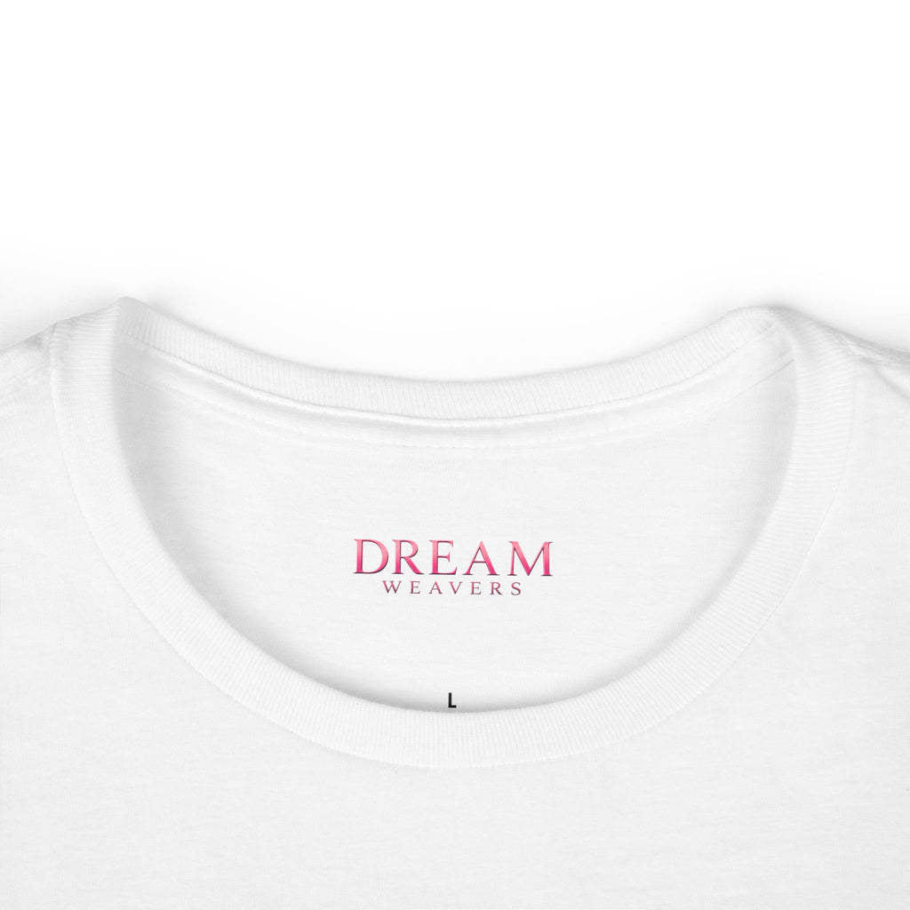Dream Weavers Floral Tee — Women's Pink Rose Graphic T-Shirt