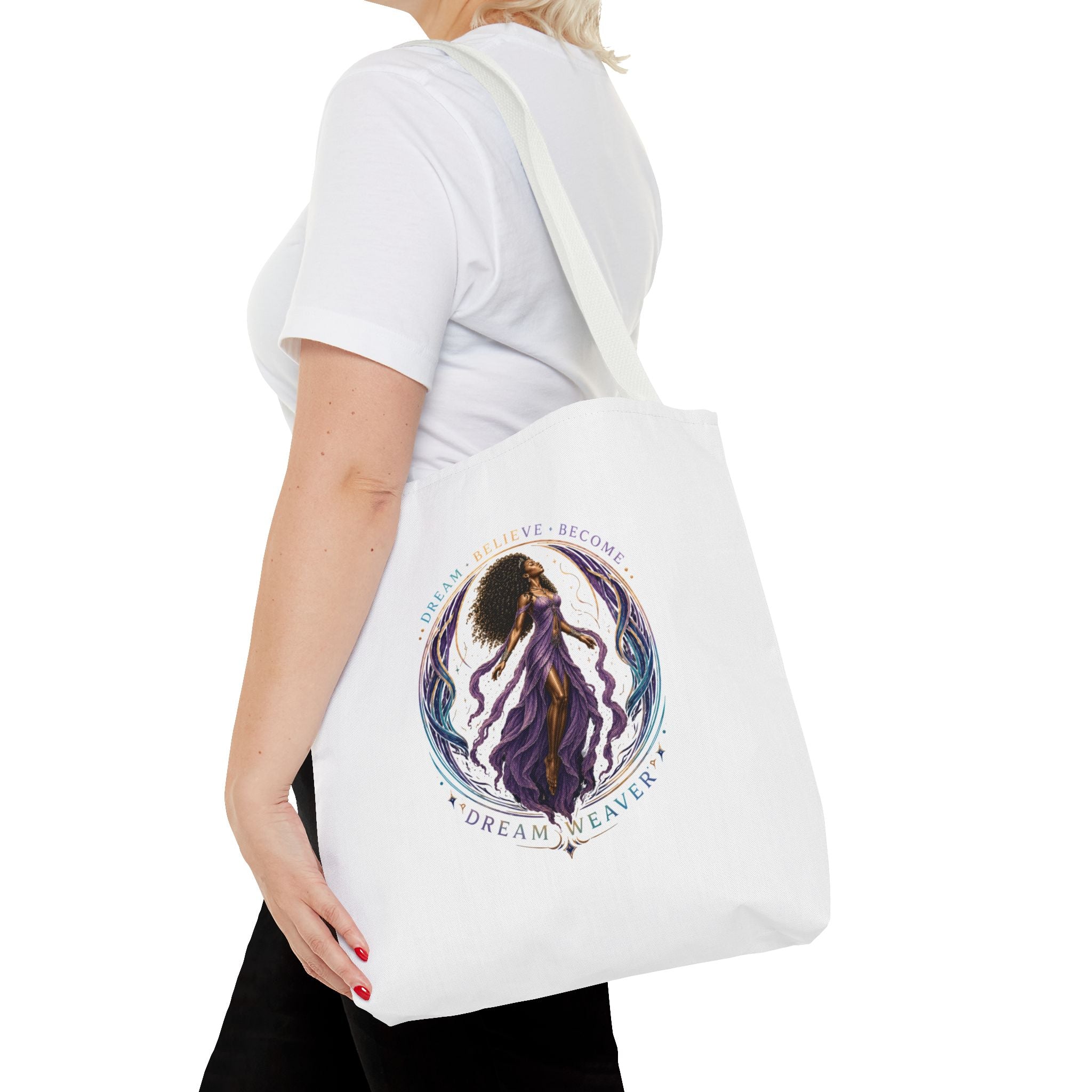 Dream Weavers Tote Bag — Inspirational Art Tote for Women