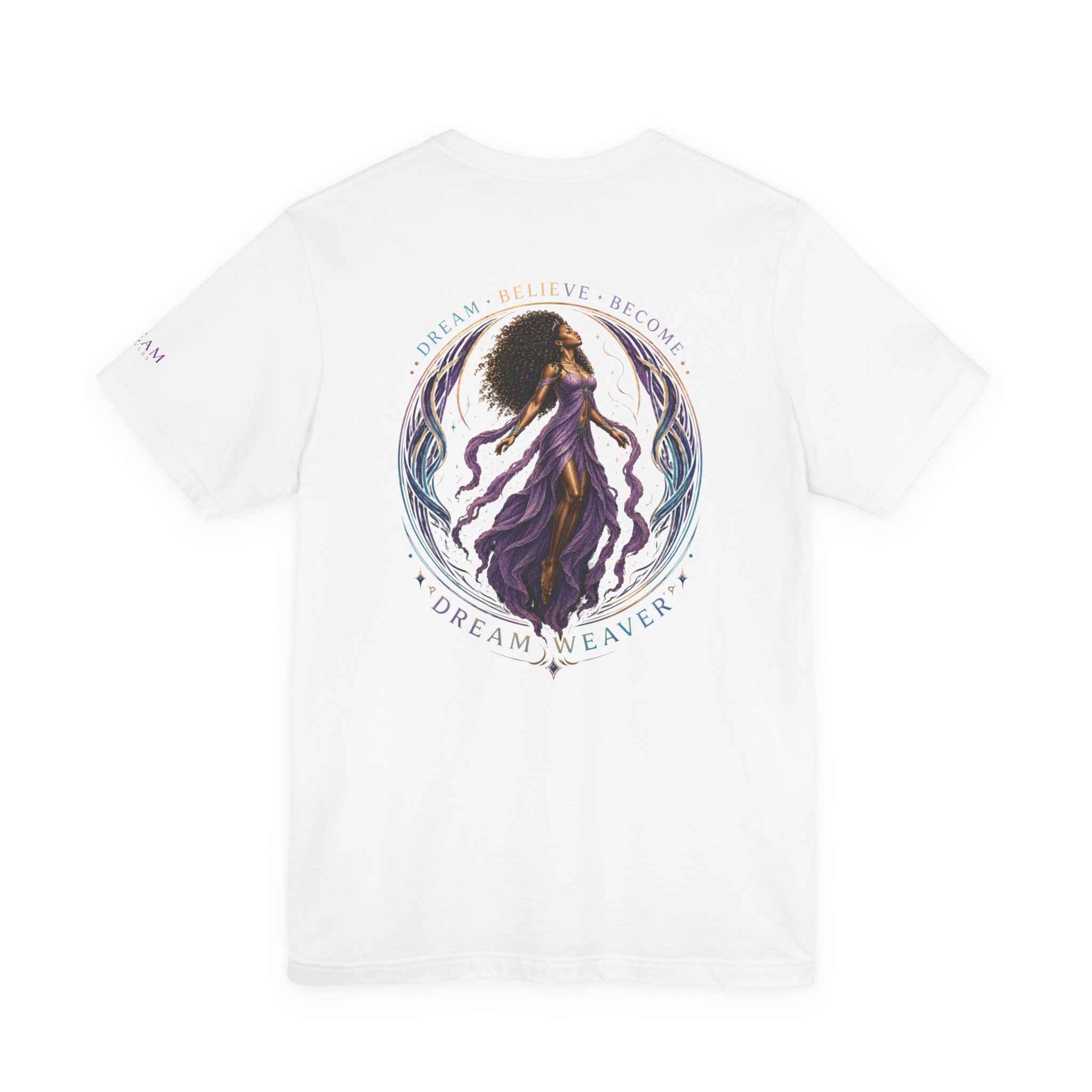 Dream Weavers Tee — Mythic Purple Goddess Graphic T‑Shirt