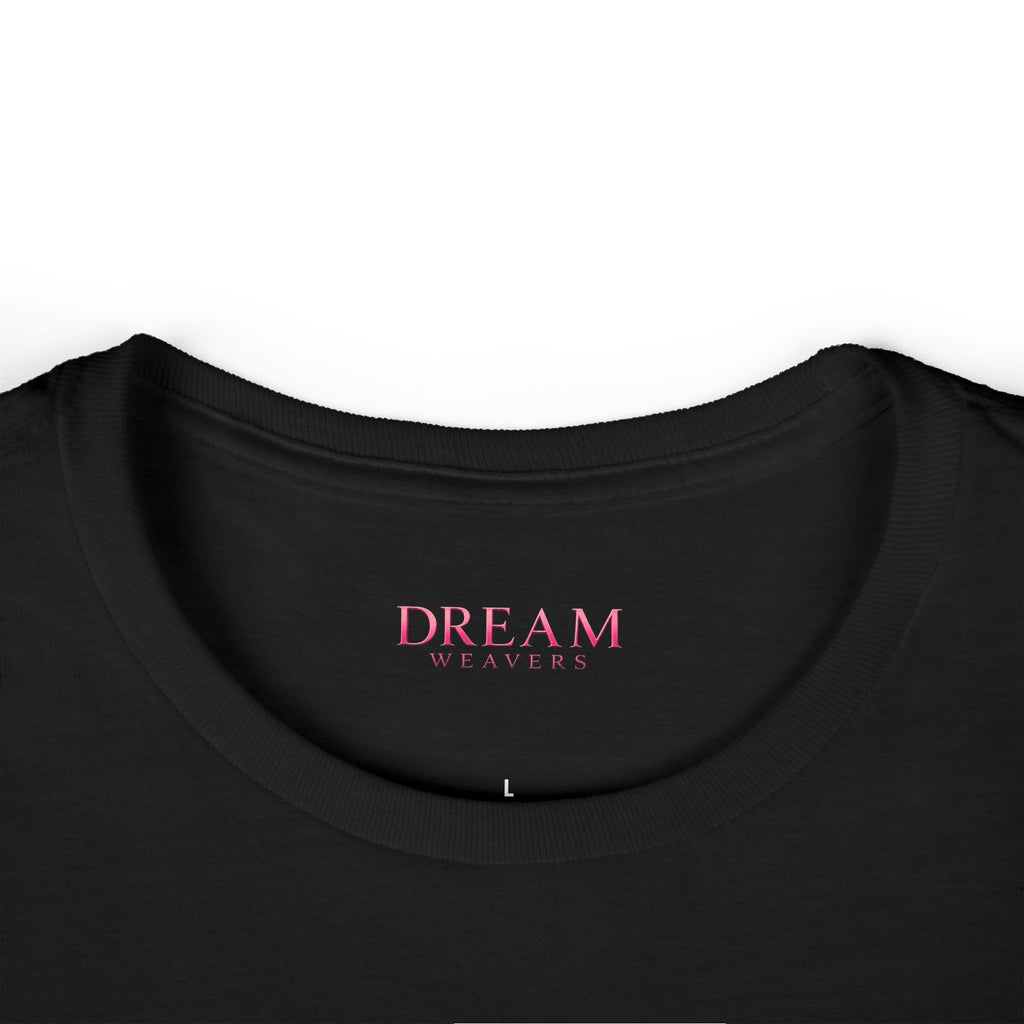 Dream Weavers Floral Tee — Women's Pink Rose Graphic T-Shirt
