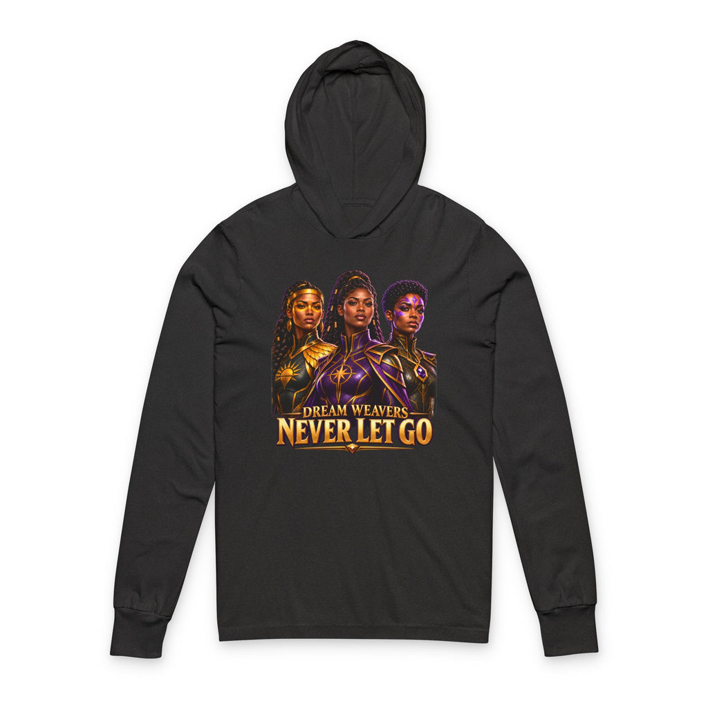Never Let Go Dream Weavers Lightweight Hoodie (Hooded Long Sleeve Tee) - Amara, Makhali & Precious Stone