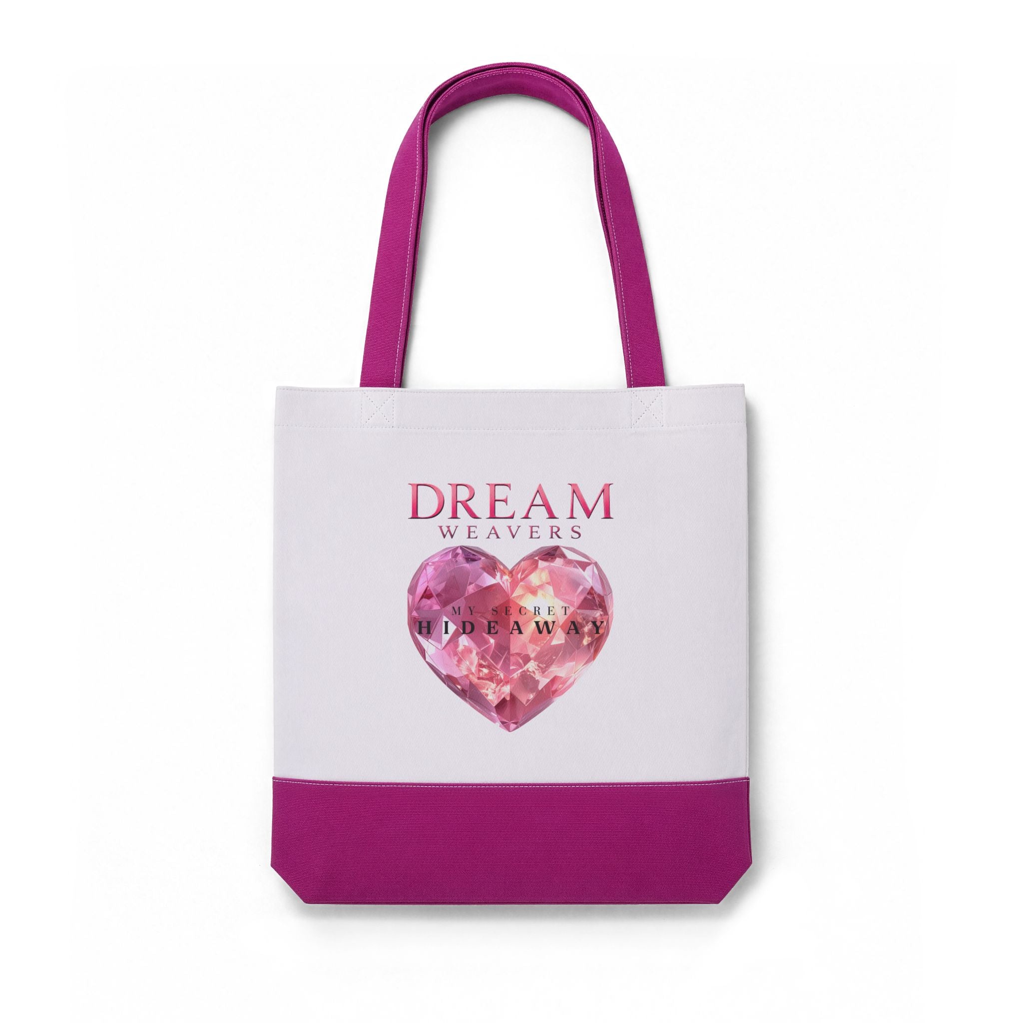 Heart Tote Bag — "My Secret Hideaway" Shopper