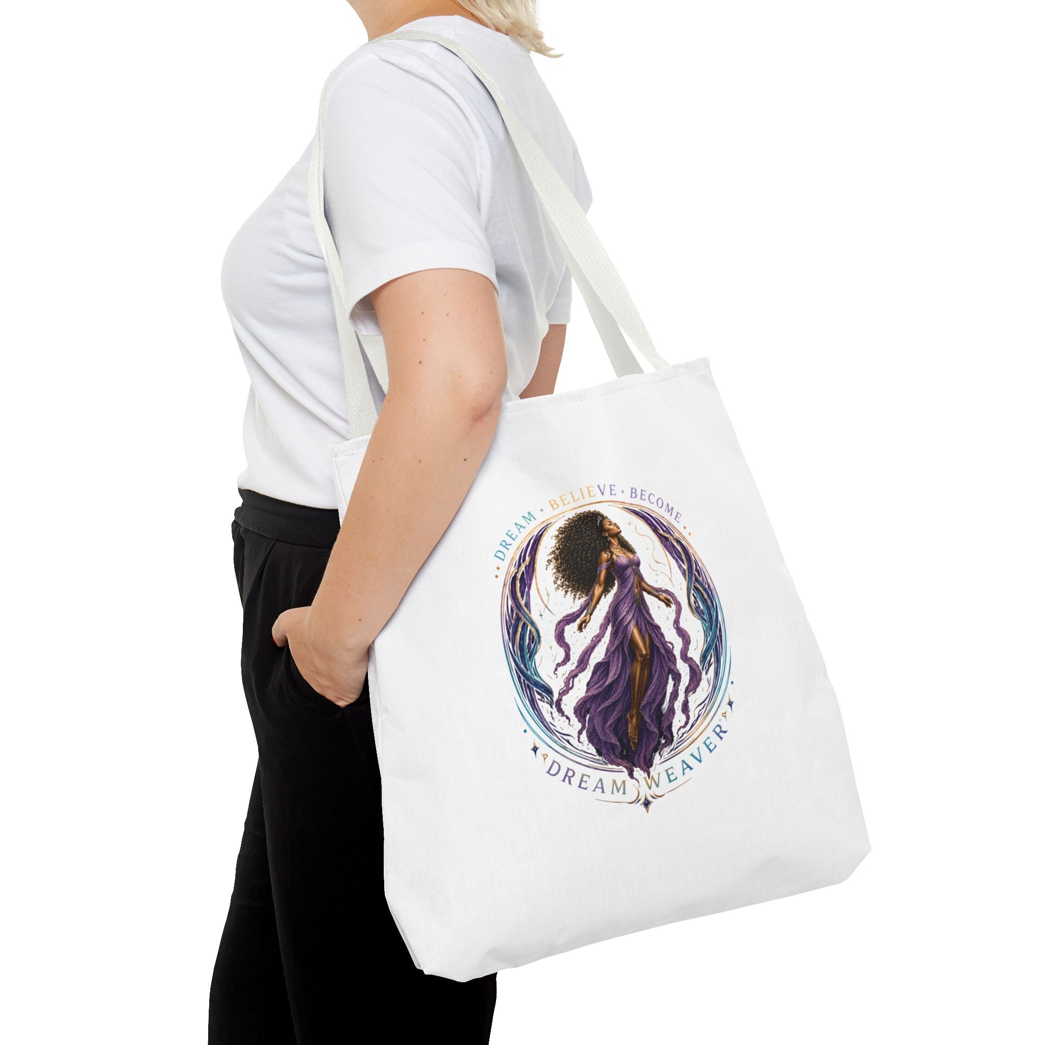 Dream Weavers Tote Bag — Inspirational Art Tote for Women