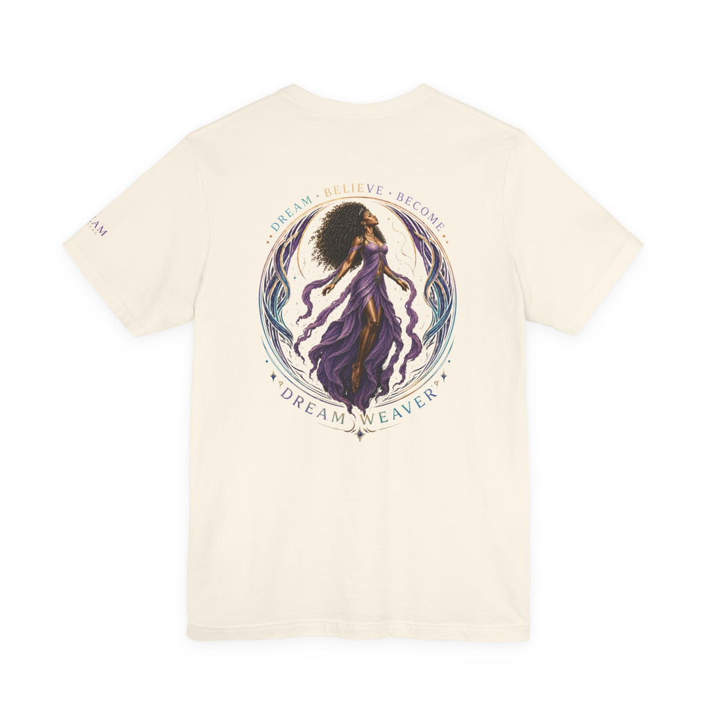 Dream Weavers Tee — Mythic Purple Goddess Graphic T‑Shirt