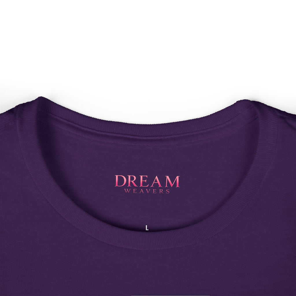Dream Weavers Floral Tee — Women's Pink Rose Graphic T-Shirt