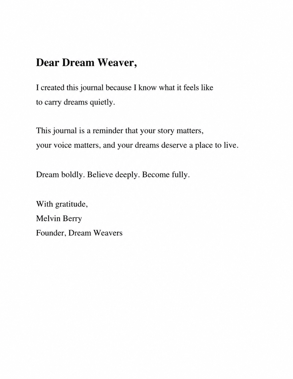 Dream Weavers