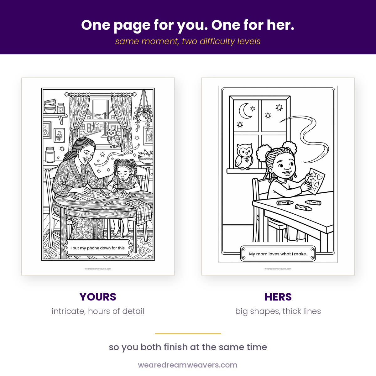 Hey Mom, Come Color With Me - 12 Printable Companion Pages