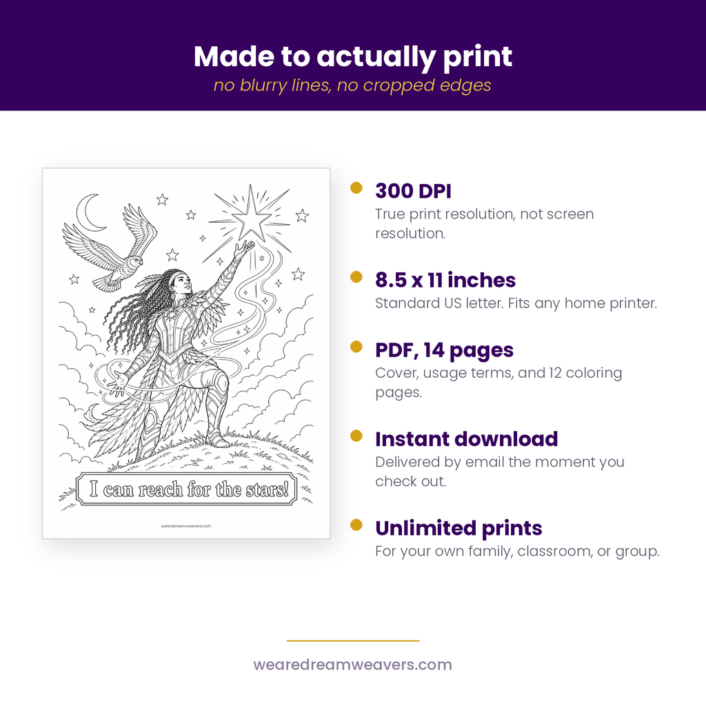 Confidence Affirmations Coloring Pack - 12 Printable Pages