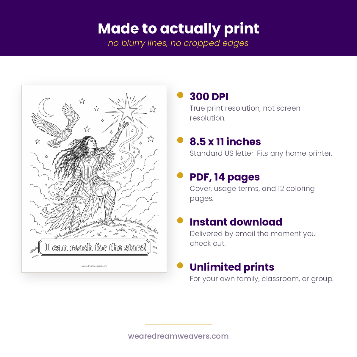 Confidence Affirmations Coloring Pack - 12 Printable Pages